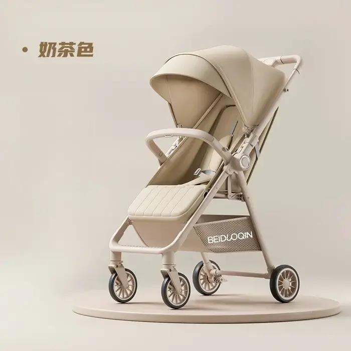 Poussette Bébé Vue Haute 2025 Pliable Design Moderne pour Enfants de 0-6 Mois à 12 Ans Occasions Spéciales Promenades Familiales