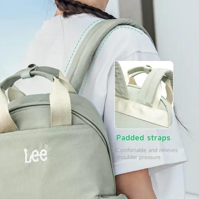 Sac à dos léger et décontracté pour femme LEE, petit sac à dos simple, imperméable, pour les trajets