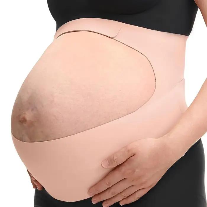 Ceinture de maternité réglable en nylon pour soutien abdominal et posture correcte occasions spéciales femmes grosses