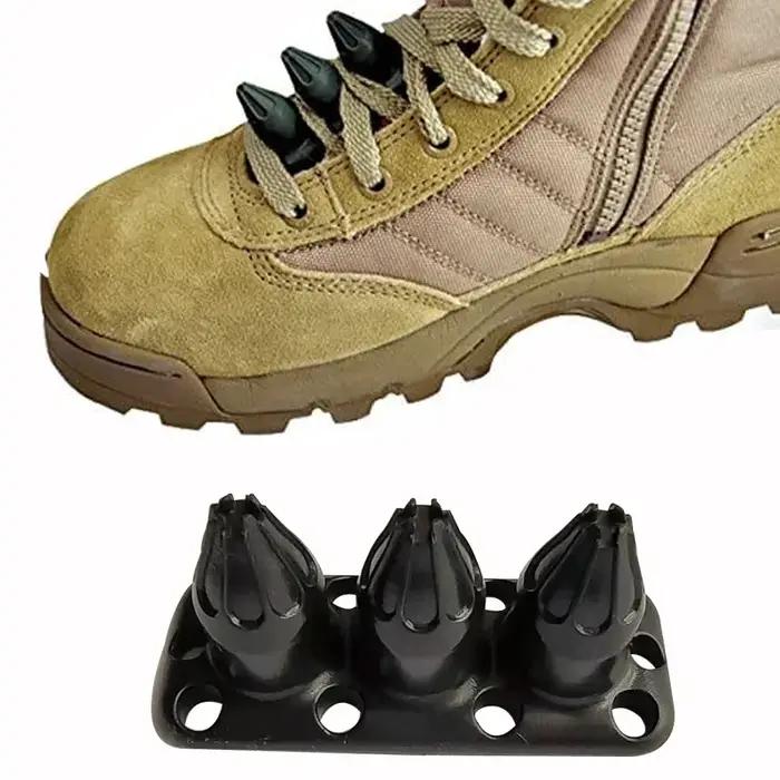 2 pièces chaussures de sécurité pointes auto-défense combat Kuba coup de pied bottes