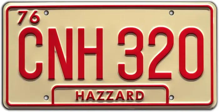 Ducs de Hazzard | Géorgie CNH 320 | Plaque d'immatriculation en métal