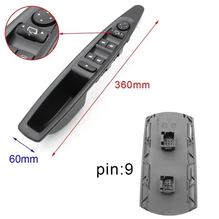 Interrupteur de commande de vitre électrique, interrupteur de lève-vitre de voiture pour citroën C4
