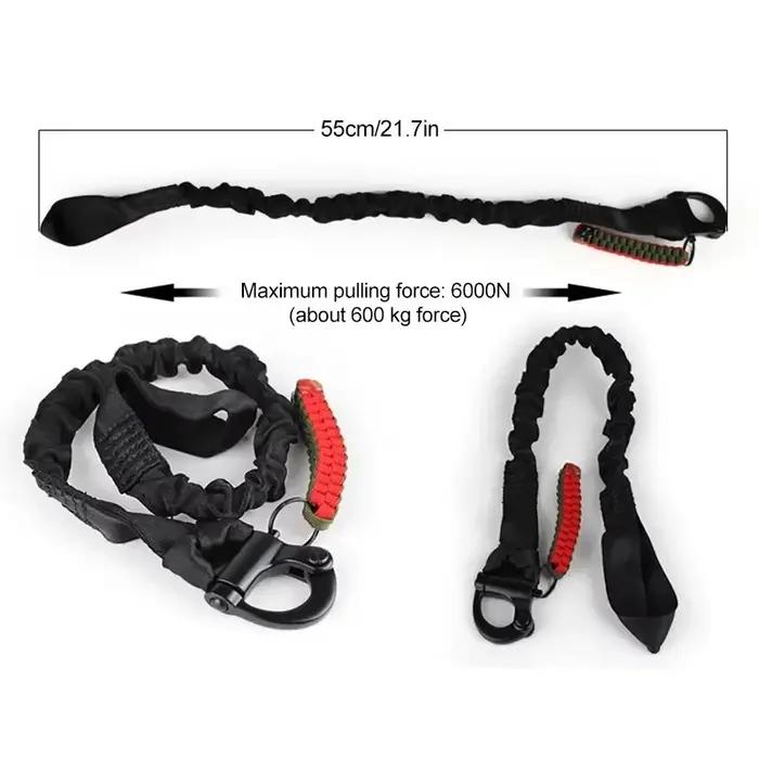 Sangle sécurité fusil libération rapide 2025 chasse nylon corde élastique bungee