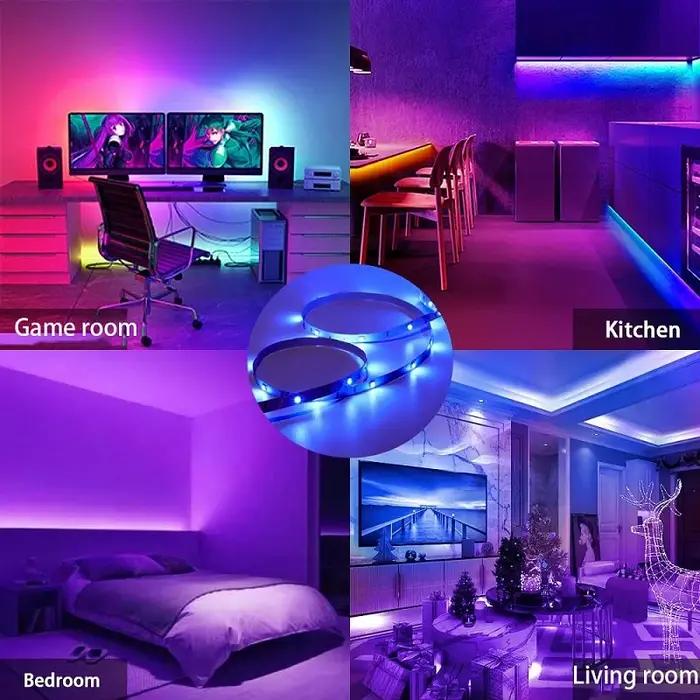 DC 5V USB LED bandes 2835 5050 blanc chaud blanc RGB Tira LED bande TV fond éclairage bande décor à