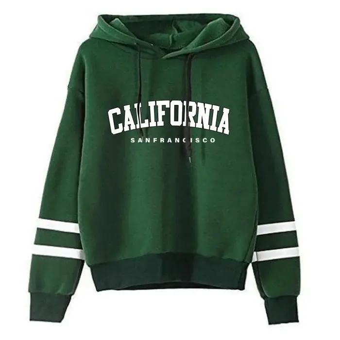 California Womens Survêtement Casual Stripe Polyvalent Sweat à capuche ou pantalon ou costume Simplicité Offres spéciale