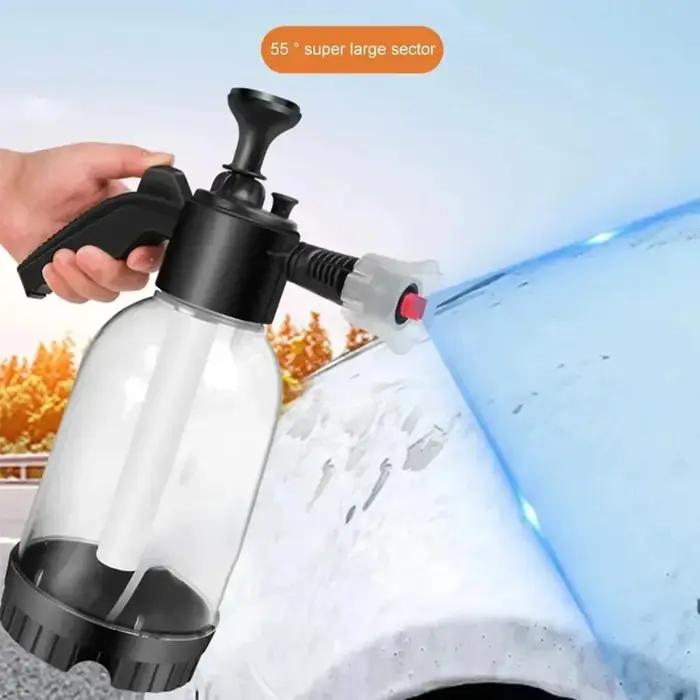 Pulvérisateur de mousse 2L pour lavage de voiture, arrosoir à mousse manuel, pulvérisateur à pressio