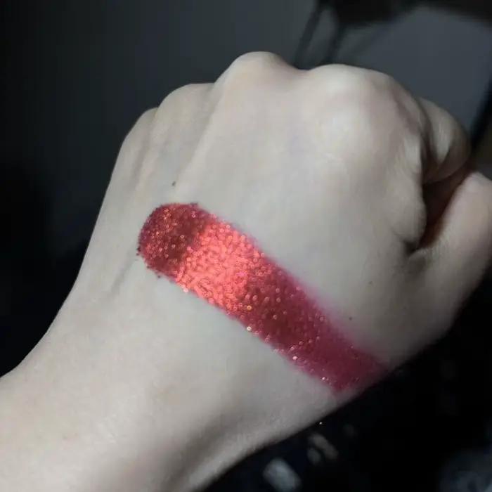Nouvelle couleur! Fard à paupières caméléon, fard à paupières rouge froid et sauvage