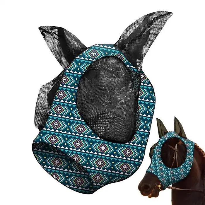 Masque pour chevaux avec oreilles