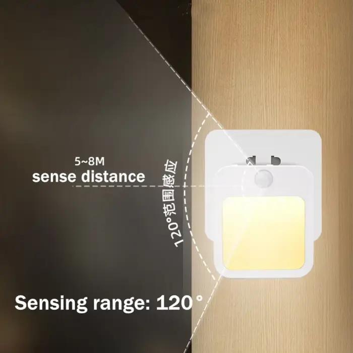 Veilleuses LED avec capteur de mouvement, lampe de chevet pour chambre de bébé, éclairage de couloir