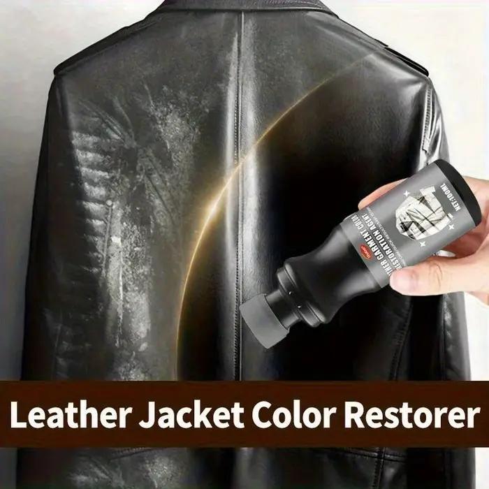 Agent de retouche de couleur pour veste en cuir | Noir/Marron | Restaurer la brillance des cuirs