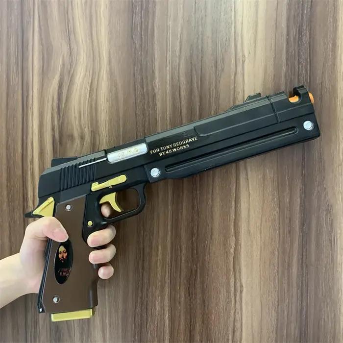 DMC Dante pistolet ébène ivoire blanc tourneurs arme Double pistolets 1:1 Cosplay épée jeu de rôle m