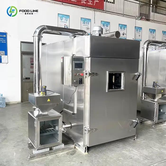 Camion fumoir électrique, équipement de fumage commercial et industriel pour l'utilisation en usine de transformation de viande