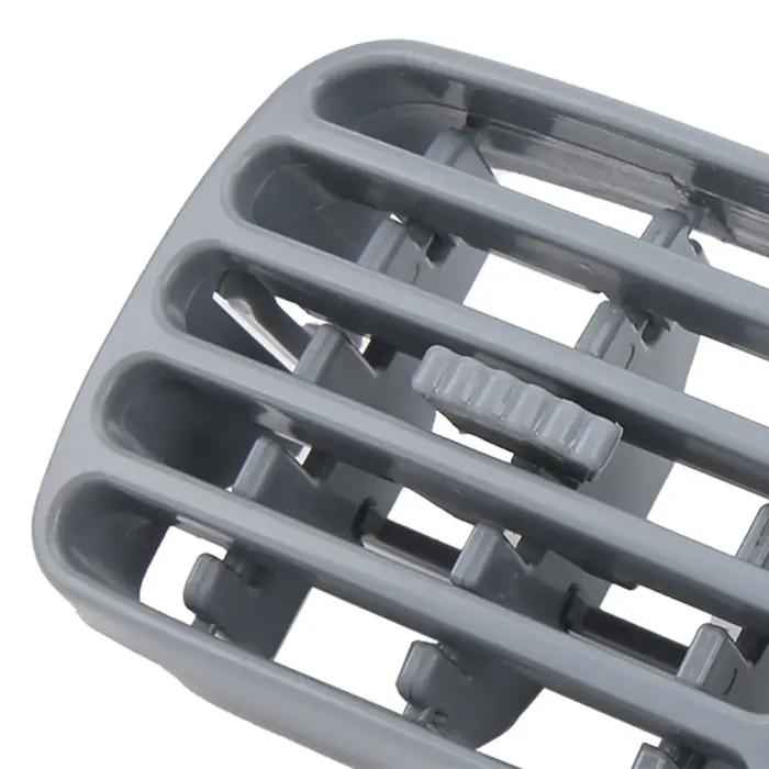 Grille de ventilation centrale gris, accessoire d'intérieur de voiture de remplacement pour Clio II/