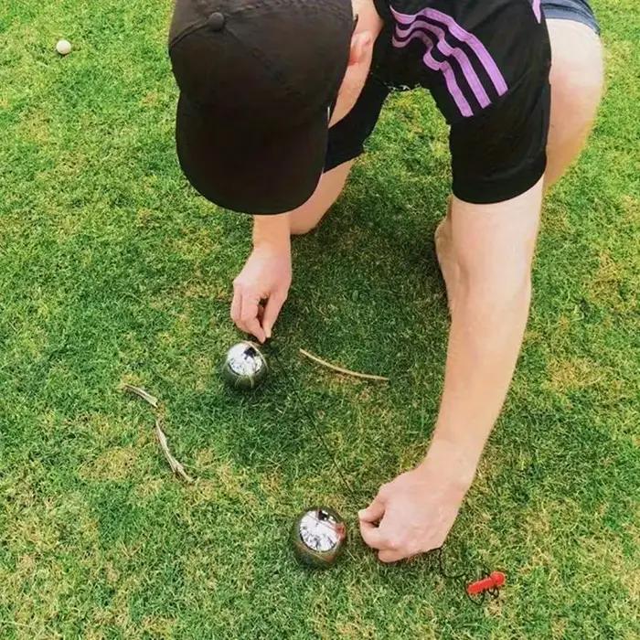 Ensemble de boules de pétanque en métal 3/6/8 pièces pour la plage