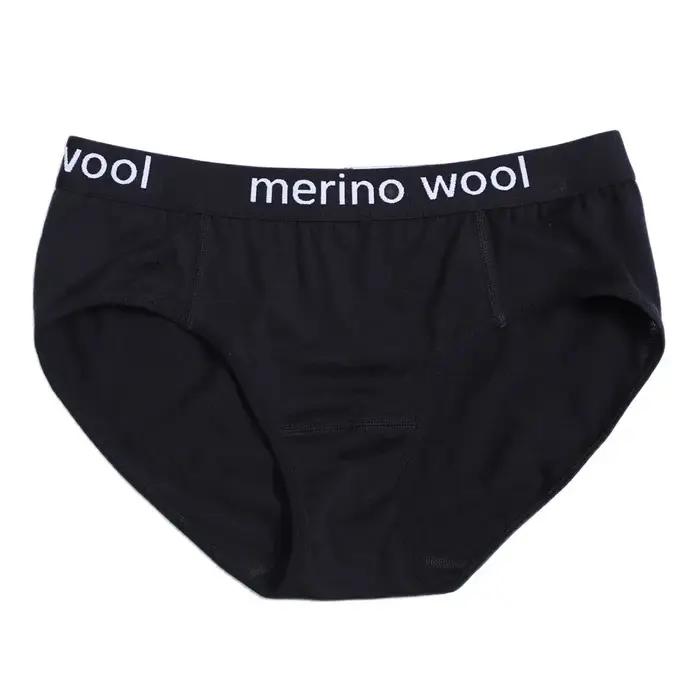Culotte de dehors Légère en Laine Mérinos pour Femme, Sous-Vêtement Respirant, Anti-Odeur, 100% G