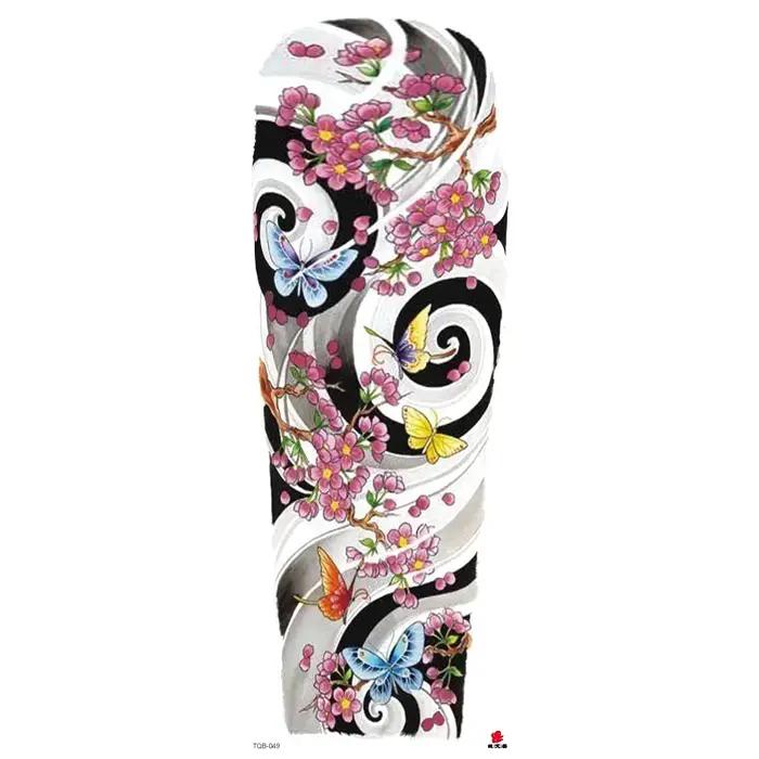 Tatouages Flash pour bras complet, autocollants temporaires imperméables pour bras longs, faux tatouage artistique pour hommes