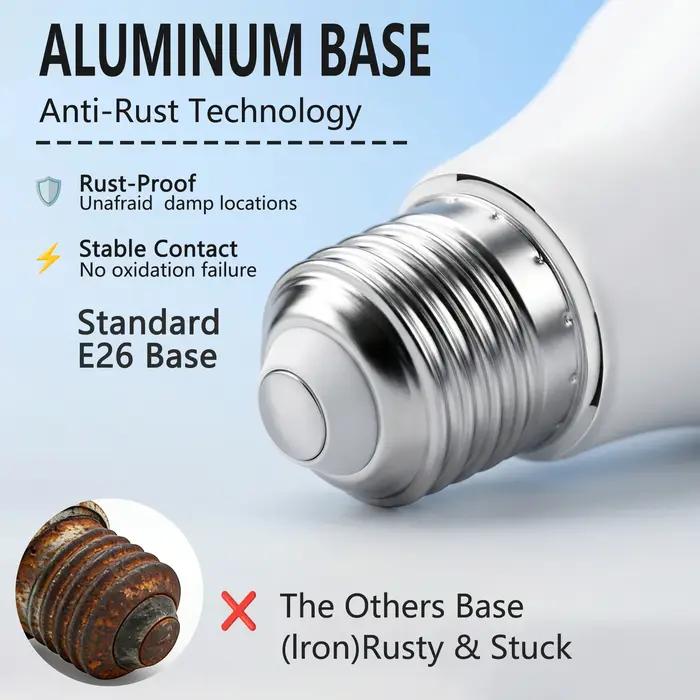 Ampoule LED Kasotile 12W avec capteur de mouvement A21 80-265V, allumage et extinction automatiques,