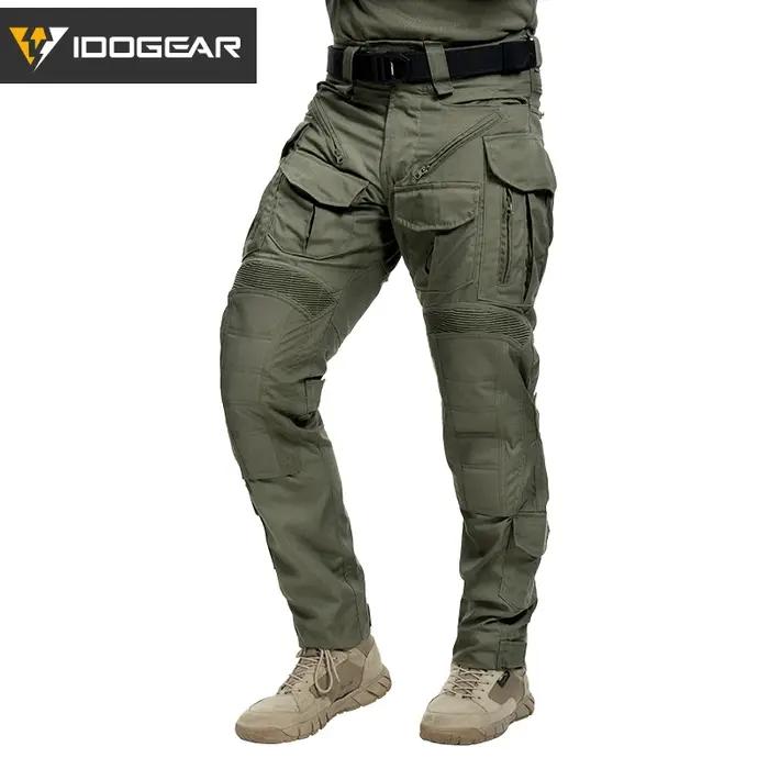 Pantalon combat IDOGEAR G5 résistant déchirure coupe 3D imperméable multi-poches chasse entraînement
