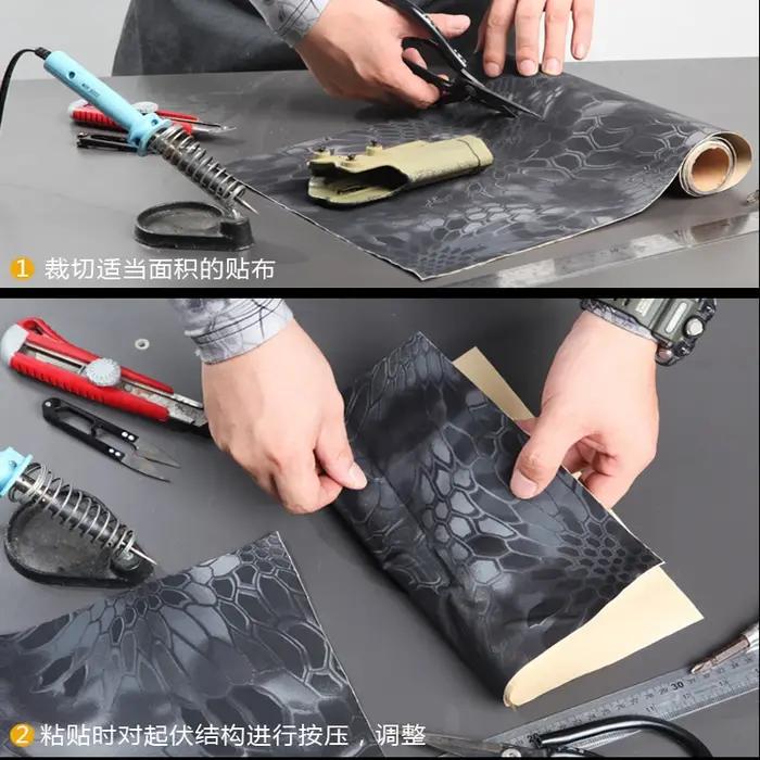 Ruban camouflage adhésif élastique Kryptek multi-usage chasse airsoft discrétion terrain naturel