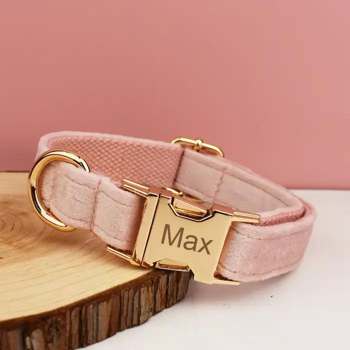 Collier en velours pour chien