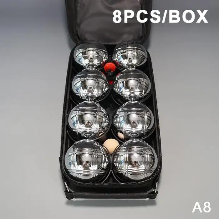 Ensemble de boules de pétanque en métal 3/6/8 pièces pour la plage