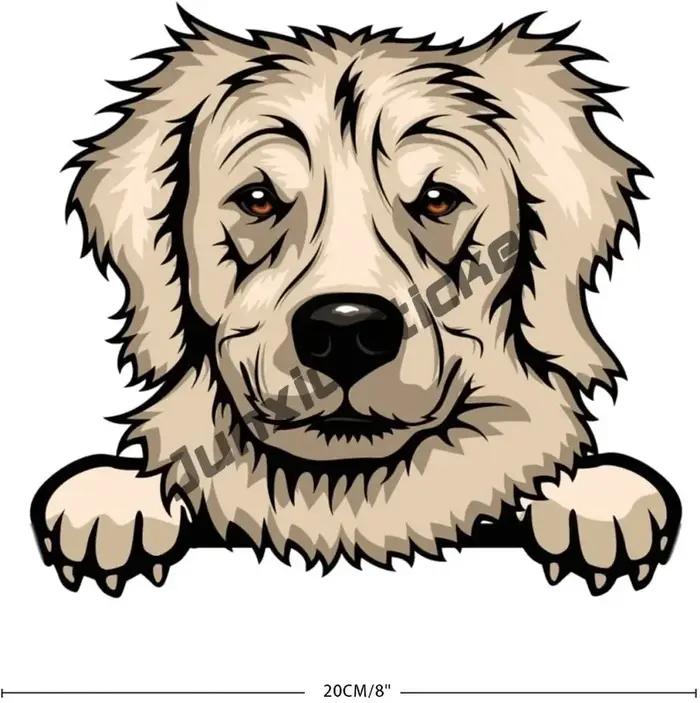 Autocollants de montagne Bernèse Golden Retriever Barbu Collie Allemand Shorthaired Grande montagne suisse Autocollants créatifs pour voitures et accessoires de décoration extérieure imperméables occasions spéciales