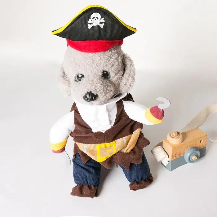 Vêtements drôles pour animaux de compagnie Pirate chien chat Costume
