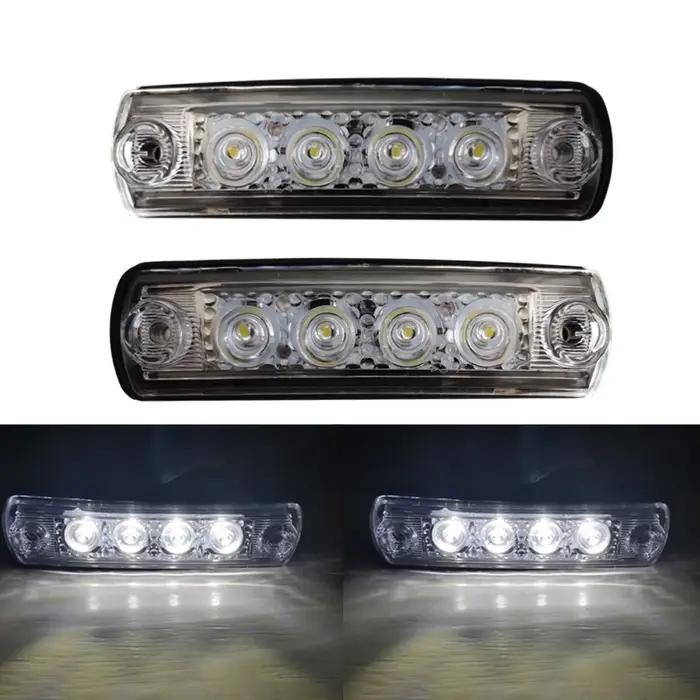 2/10 pièces 24V LED pare-soleil lumières pour MAN TGX TGL TGS camion