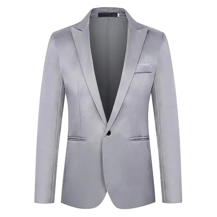 Veste de costume d'affaires décontractée pour hommes
