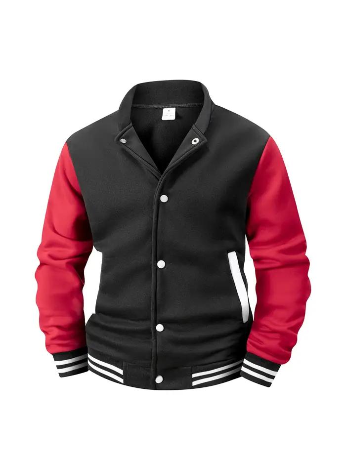 Veste universitaire doublée polaire pour hommes