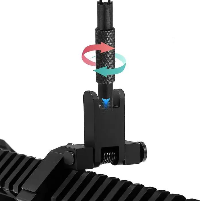 Outil de réglage de la vue avant pour fusil de chasse