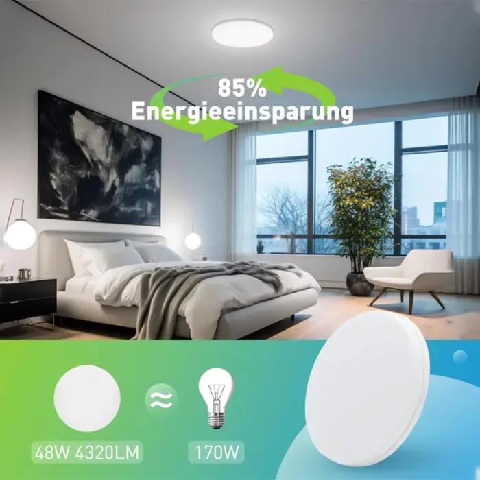Ultra-mince LED ronde plafonnier chambre lumière Lustre LED lumières pour chambre plafonnier luminai