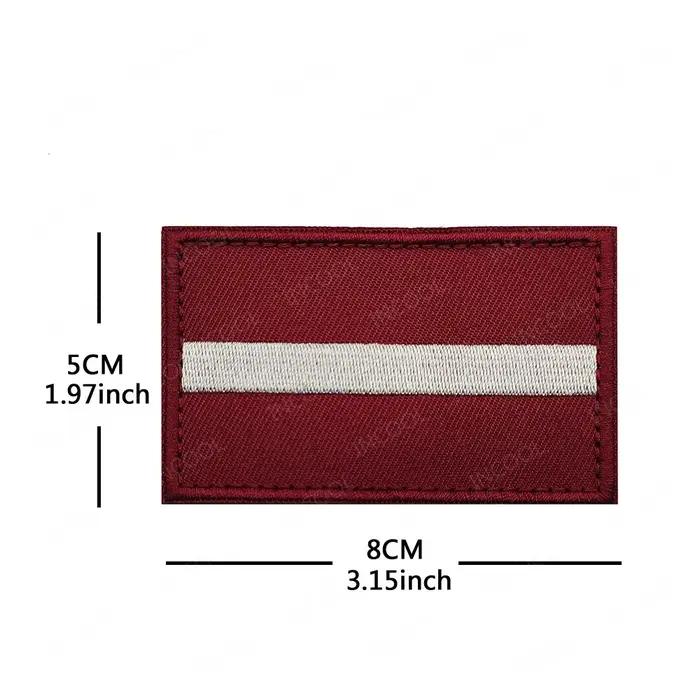Drapeaux européens drapeau National allemagne France royaume-uni espagne lituanie Patch brodé Appliques tactiques brassard Badges décoratifs