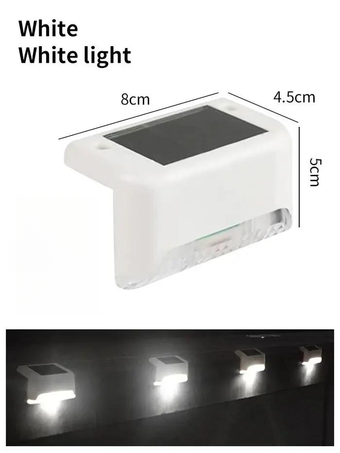 LED solaire escalier lumière extérieure étanche appliques murales LED lumières solaires ménage balcon jardin décoration