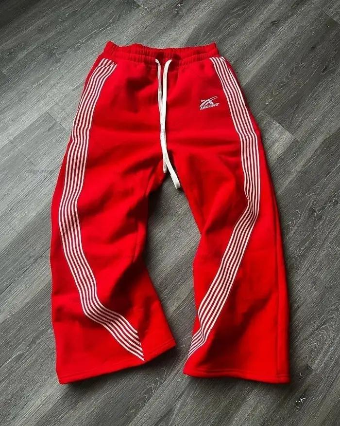 Pantalon camouflage rétro Y2K homme style gothique Harajuku ample décontracté quatre saisons jogging cordon polyester coton