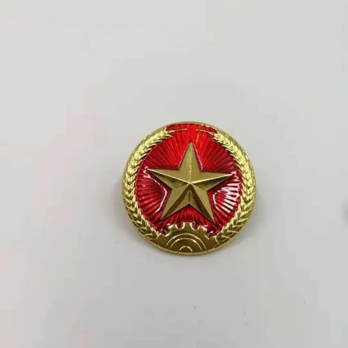 Insigne étoile pour casquette du VIETNAM, chapeau NVA VIETCONG VC PITH, insigne de casque