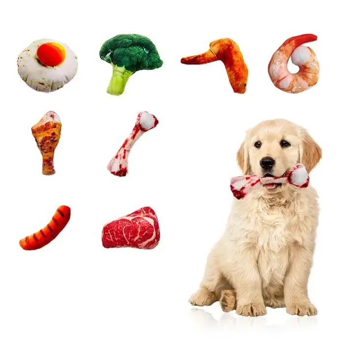 Jouet en peluche pour chiens avec sons amusants pour divertissement et soins bucco-dentaires occaions quotidiennes et cadeaux