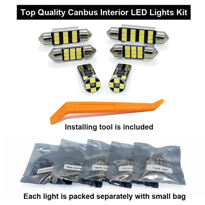 Zoomsee-Kit d'éclairage LED intérieur pour Honda Civic, CR-V CRV Accord Fit Jazz Canbus, ampoule int