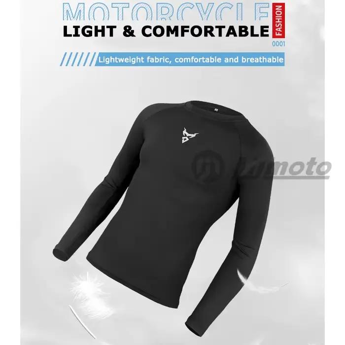 Sous-vêtements de moto motOCENTRIC, ensemble à séchage rapide, vêtements de sudation pour moto pour hommes, couches de Base, hauts et pantalons serrés et longs