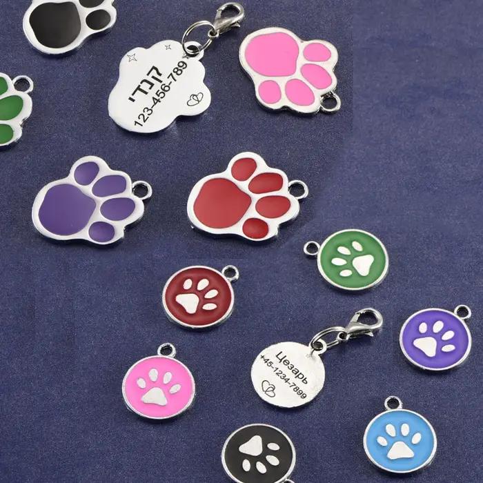 Étiquette d'identification d'animal de compagnie pour chien