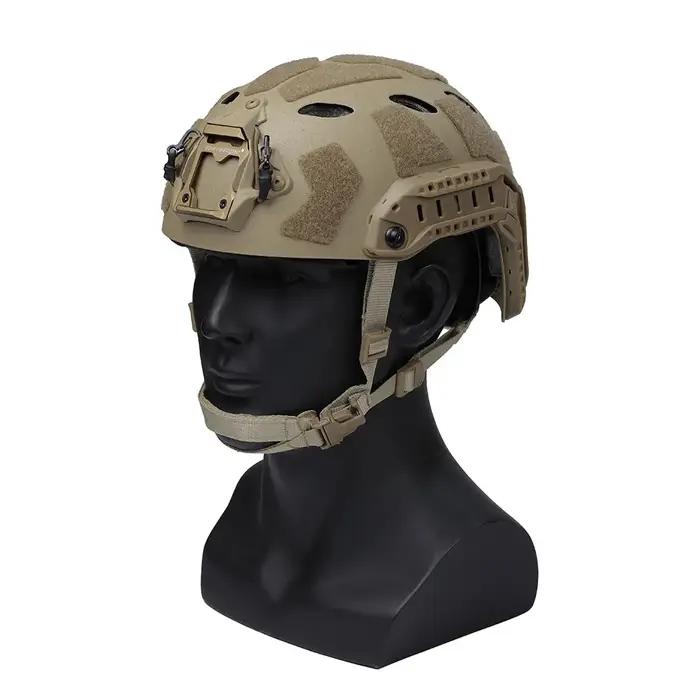 Casque tactique Emerson Fast SF Ultra High Cut ABS pour airsoft, chasse, vélo - Protection optimale