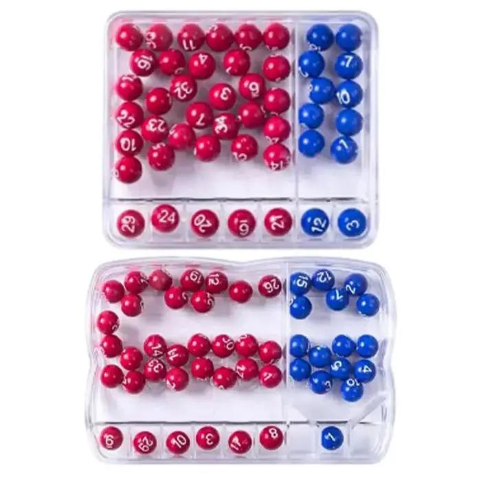 Appareil de sélection de numéro de loterie portable, machine de jeu de fête, boule bicolore et loterie, simple et facile à utiliser, accessoires de fête