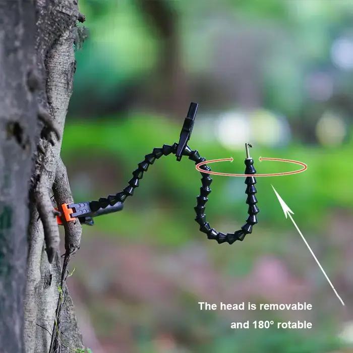 Pince Macro Double Magic Arm Guage avec Bras Flexible de 60 cm pour Photographie Macro, Insectes, Fleurs – Outil de Fixation pour Macroshot