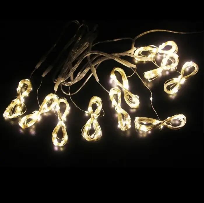 Guirlandes LED Dégradées à Intensité Variable avec Télécommande pour Noël et Fêtes Spéciales