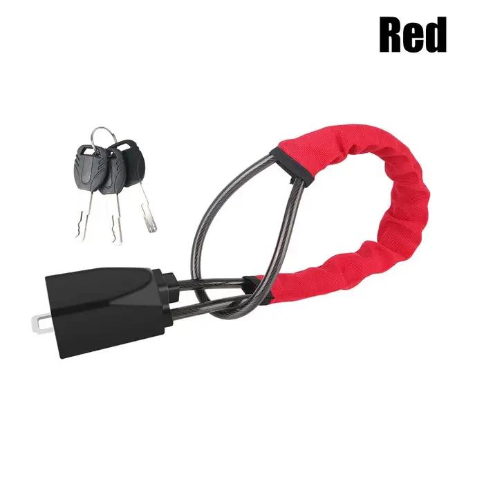 Dispositif antivol universel fer robuste avec boucle de ceinture de sécurité câble en acier pour véhicules et objets personnels protection durable occasions spéciales