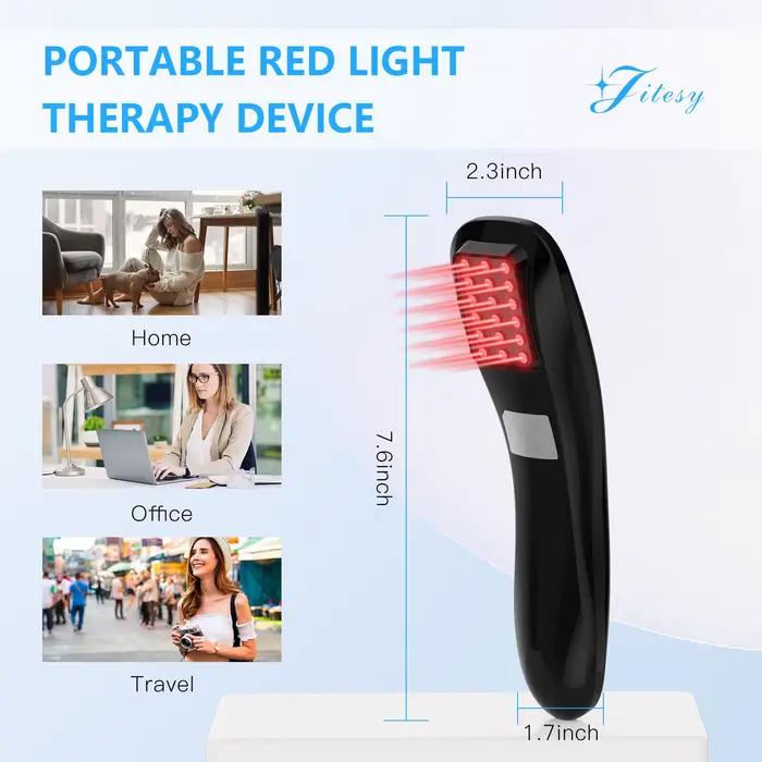 Dispositif de thérapie au Laser KTS pour soulager la douleur corporelle, Diode Laser 18x620nm LLLT, équipement de physiothérapie pour l'arthrite au Laser froid, masseur