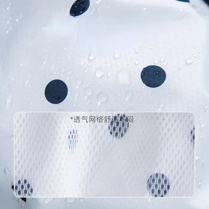 2XL imperméable pour chien mignon oreilles d'ours chapeau points College vêtements pour animaux de compagnie pour