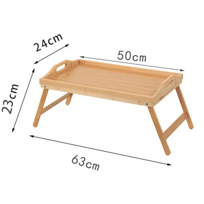 Bureau d'ordinateur en bambou pour home office, bureau pliable, rangement intégré, design ergonomique, mobilier commercial, bureau pour étudiant, travail, lecture et études ```