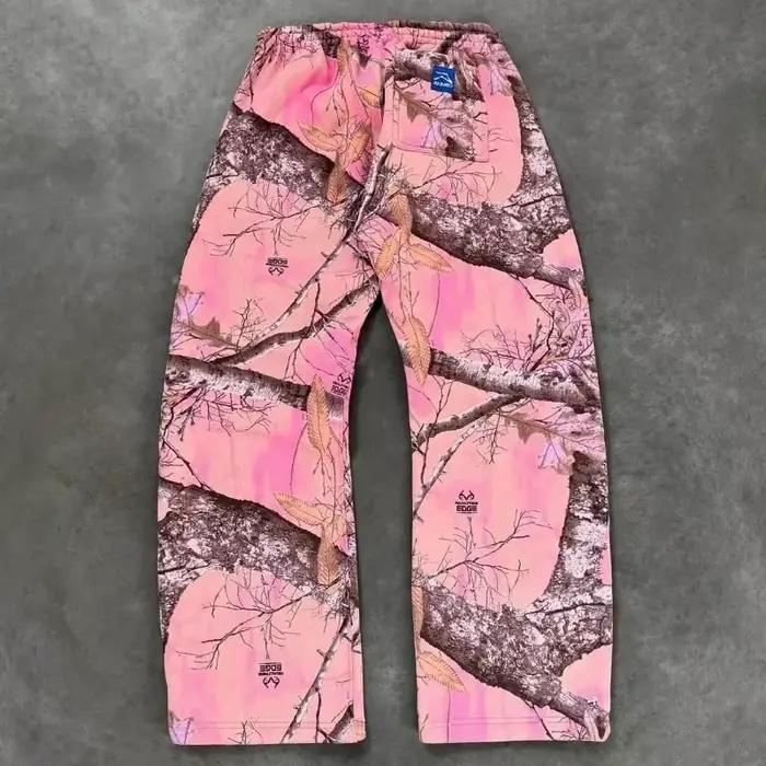 Pantalon camouflage streetwear chasse urbaine - Coupe oversized unisexe hip hop gothique