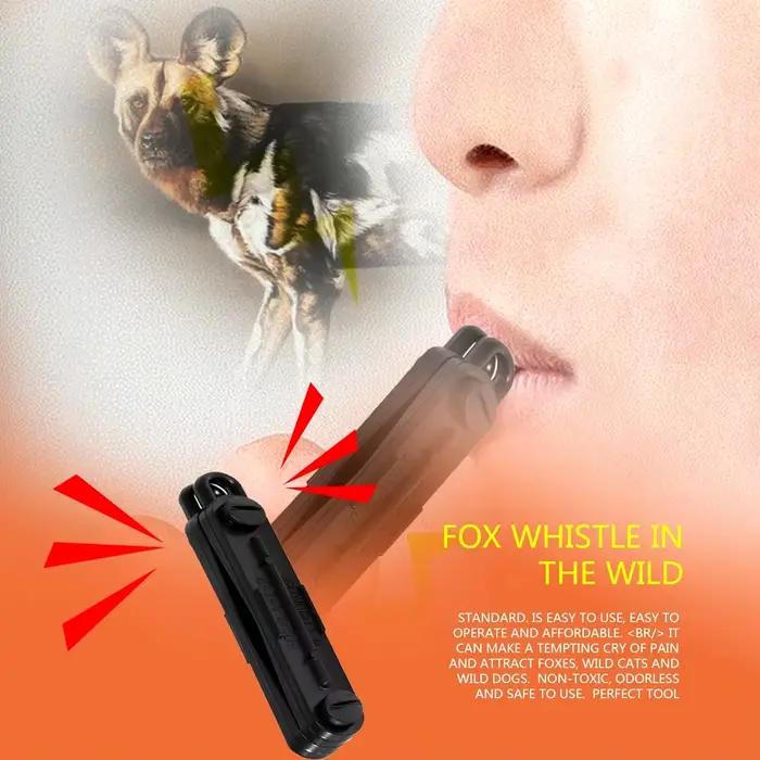 Sifflet appel renard noir DIZETION - Appelant prédateur pour chasse au lapin et petit gibier